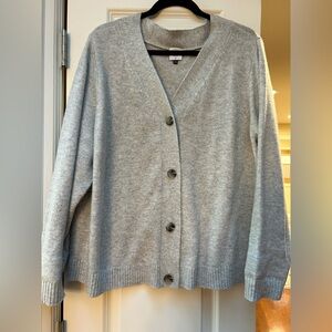 CAbi Light Gray Women's Cardigan